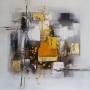 schilderij modern grijs geel 60x60 thumbnail