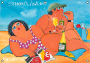 Tuinposter dikke dames Summer Holiday 70x100 thumbnail