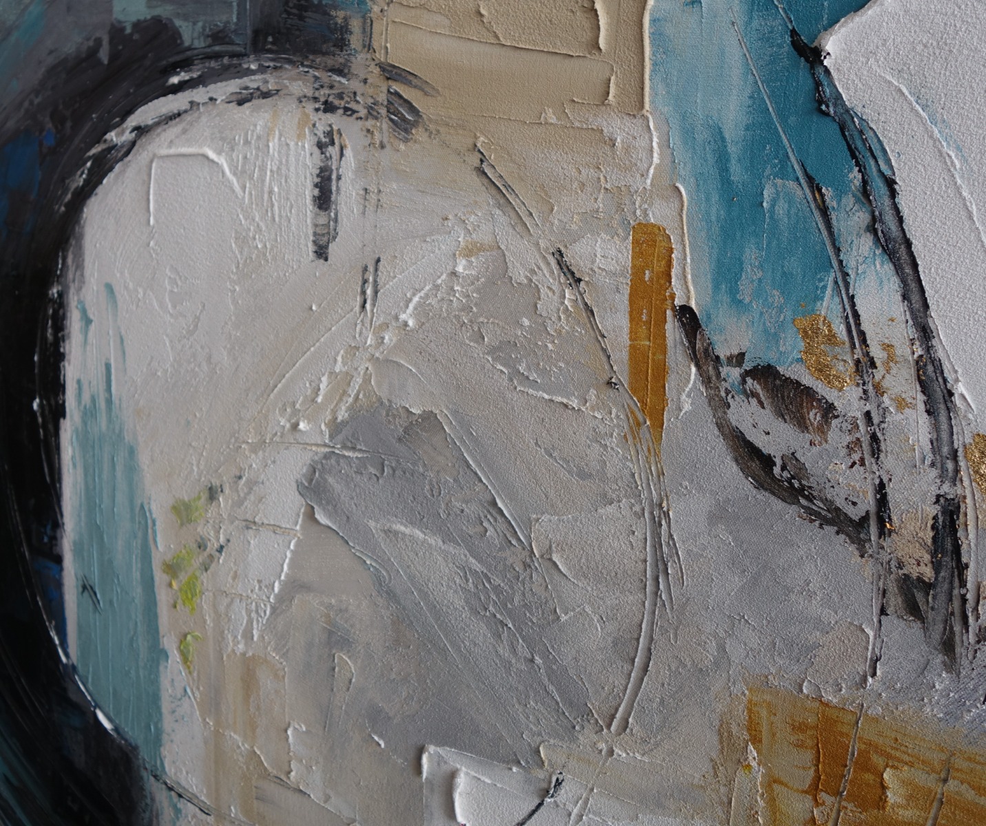 Schilderij modern abstract 100x100