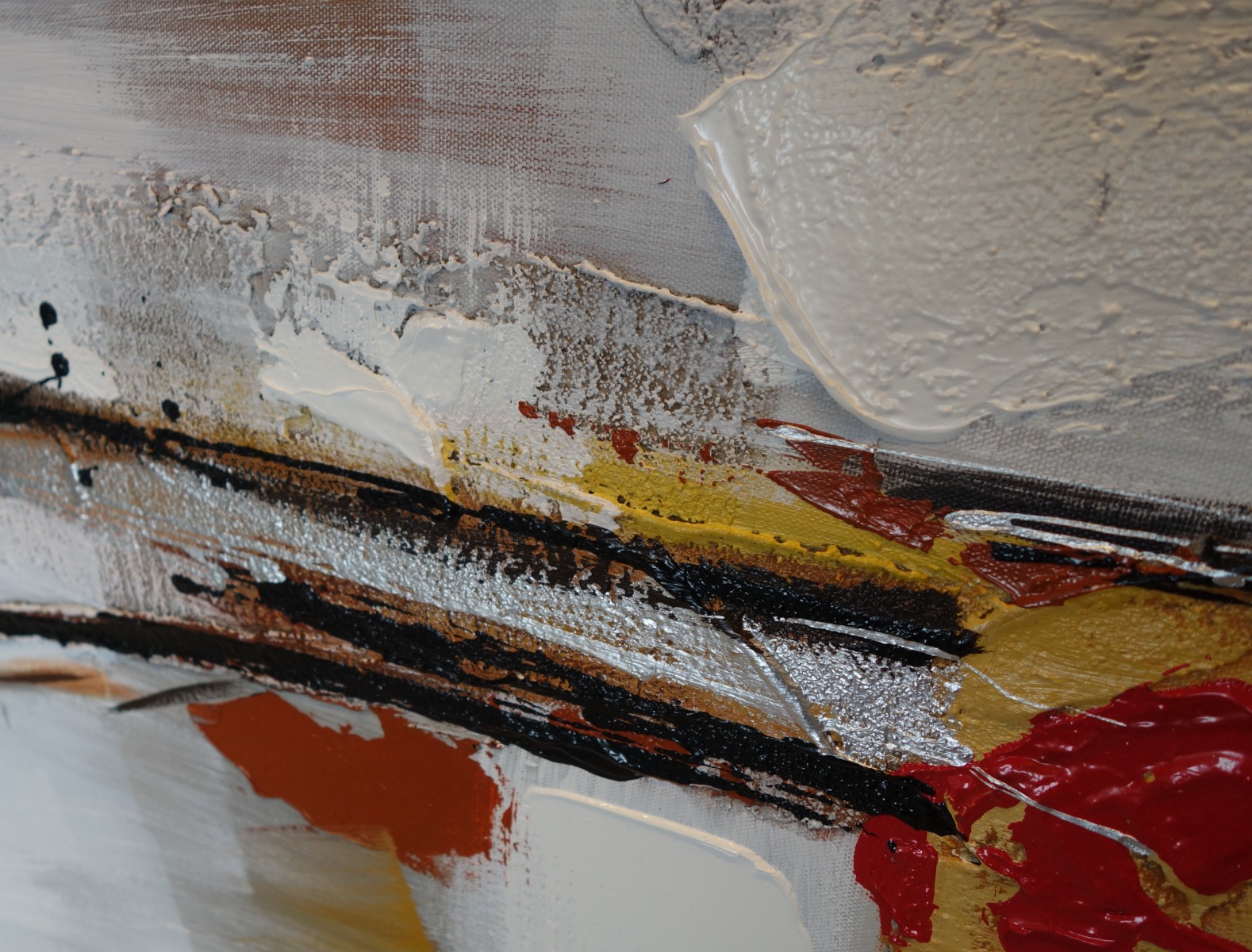 Schilderij abstract 50x150