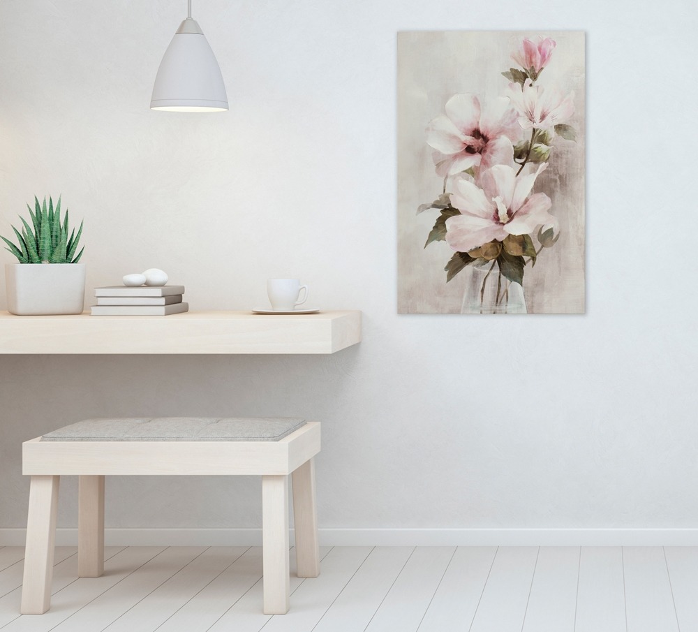 Schilderij bloemen 60x90