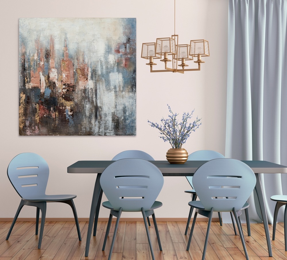 Schilderij abstract 115x115