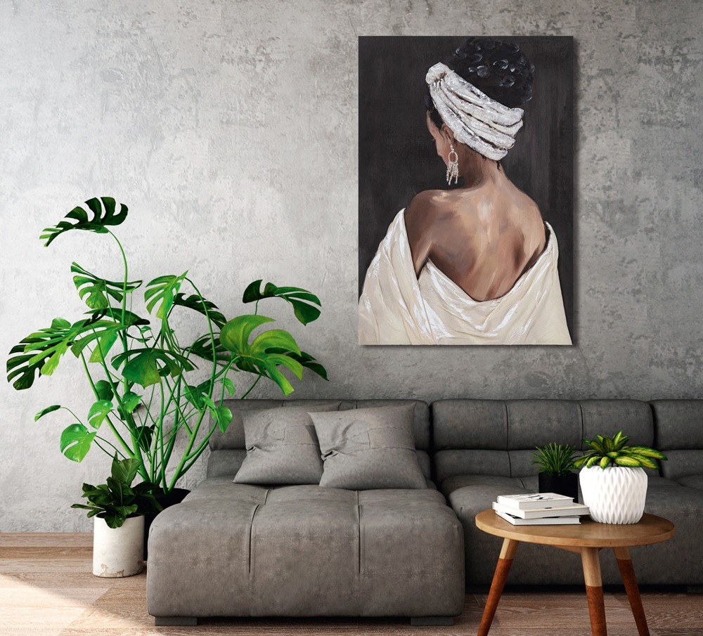 Schilderij vrouw 70x100