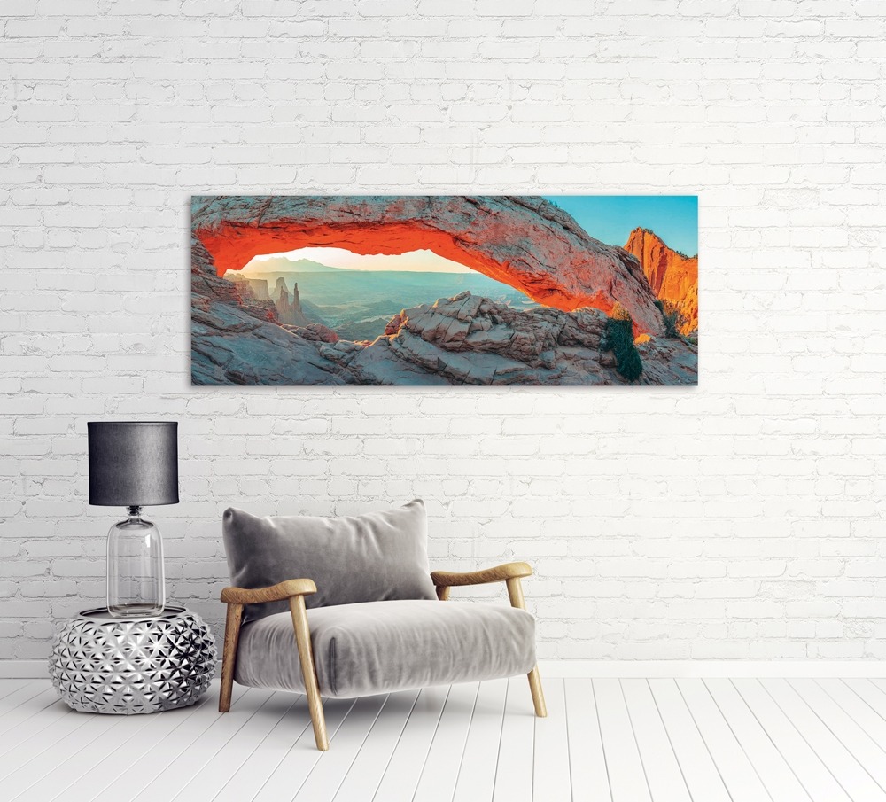 Mesa Arch op glas 60x160