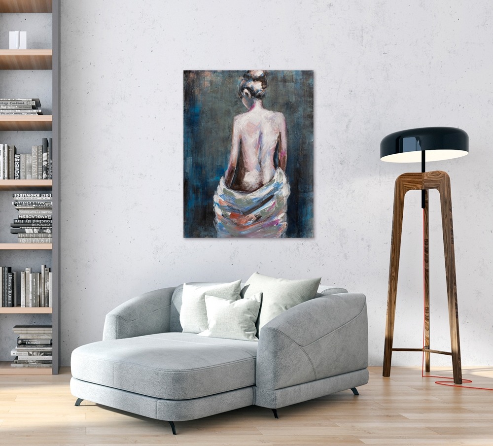Schilderij vrouw 70x100