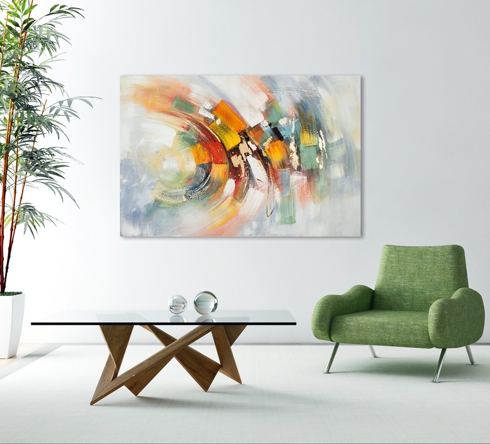 Schilderij abstract 100x150