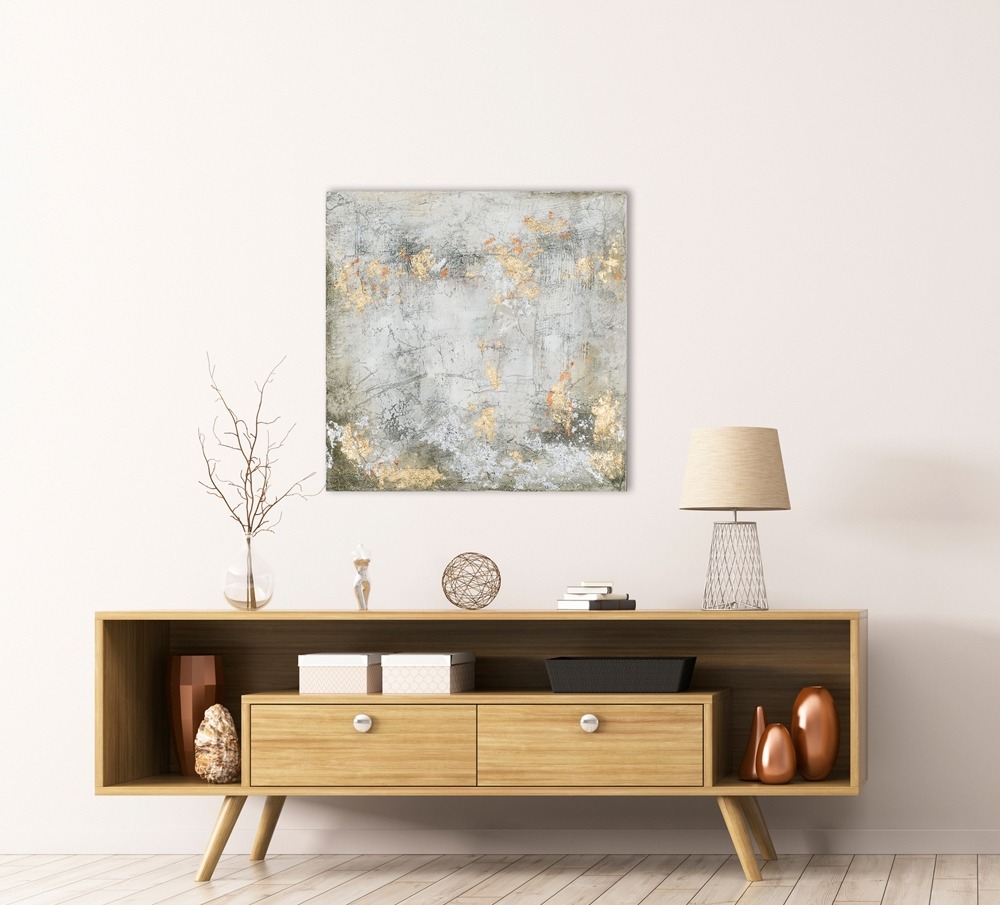 Schilderij abstract 60x60