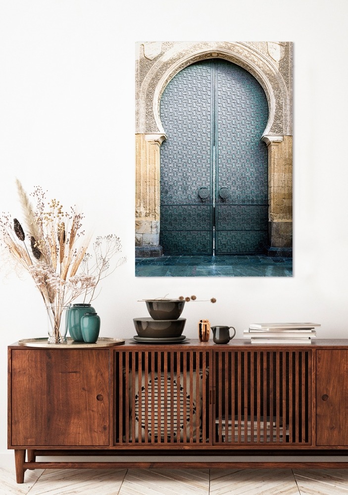 Oriental door op glas 80x120