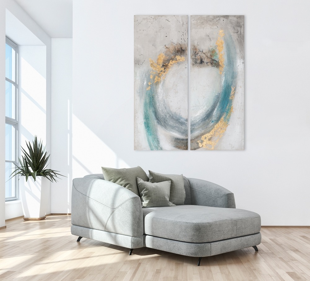 Schilderij set abstract 120x150