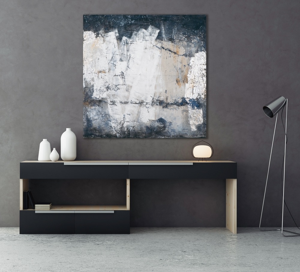 Schilderij abstract 115x115