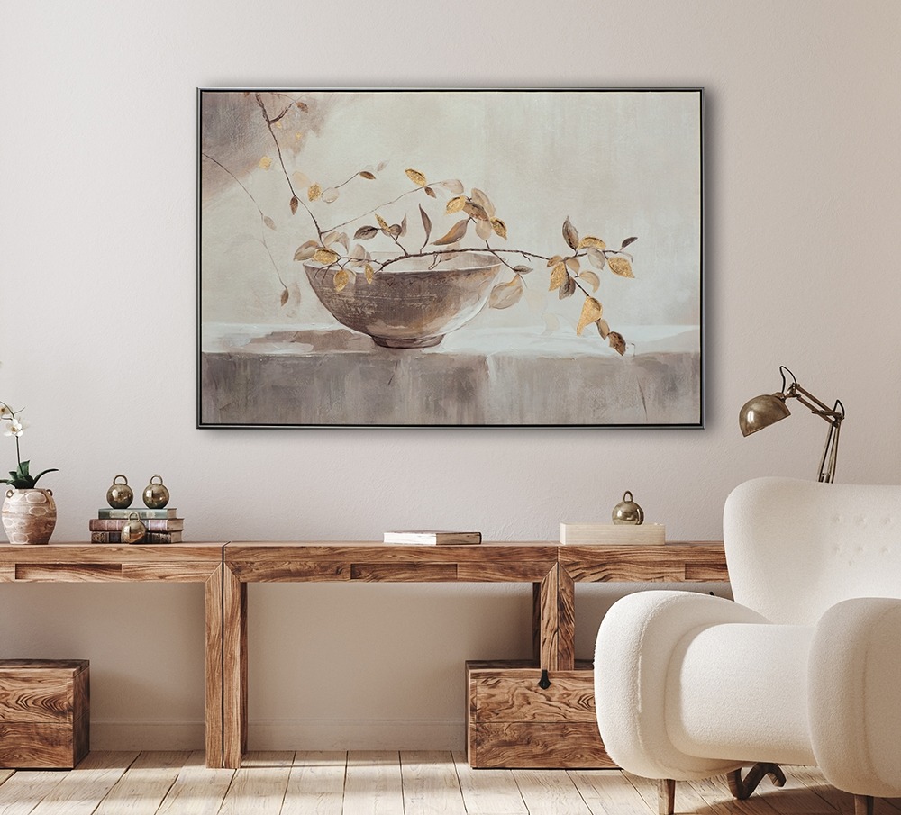 Schilderij Zen Harmony met lijst 80x120 