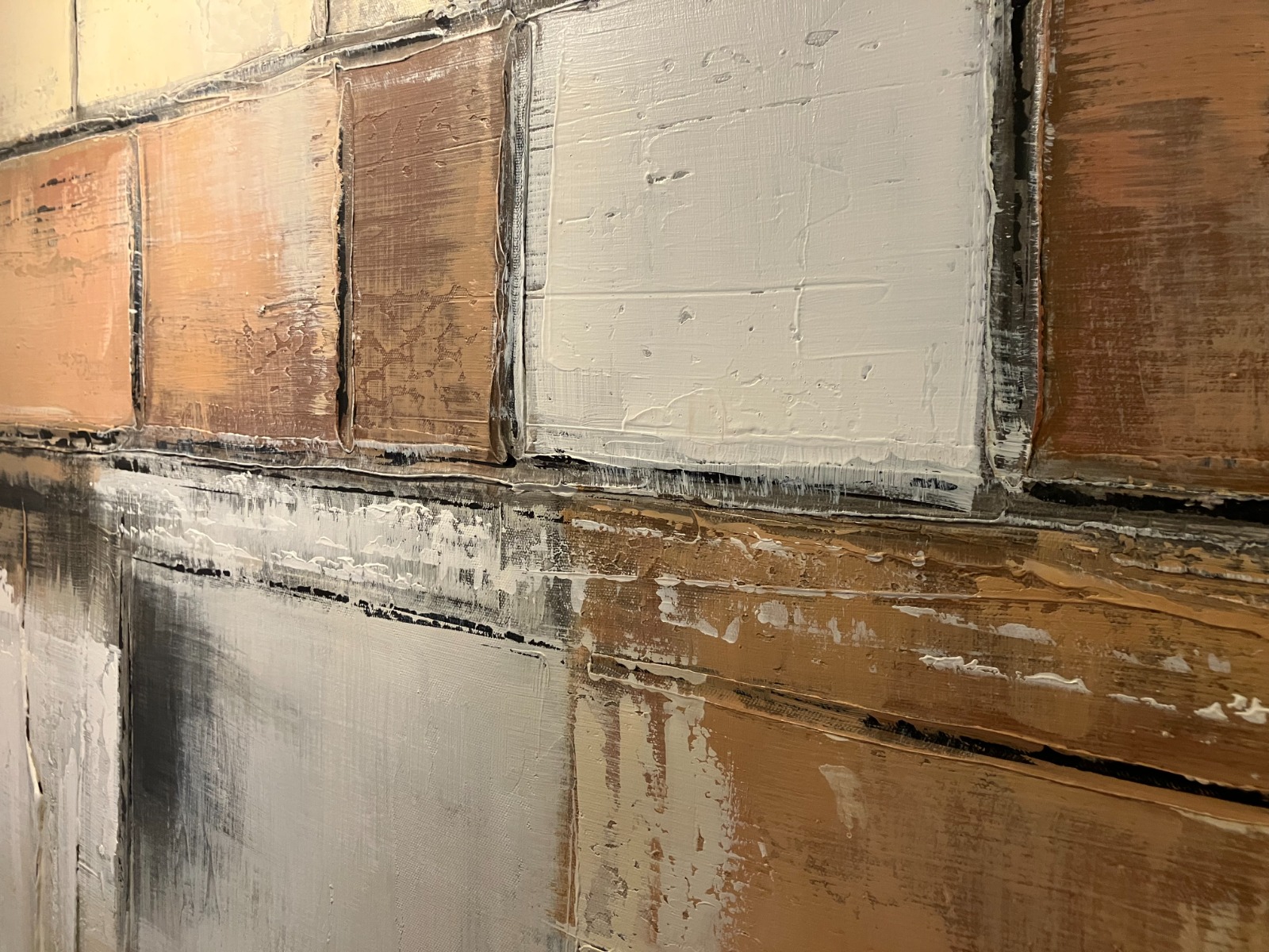 Schilderij abstract 100x150