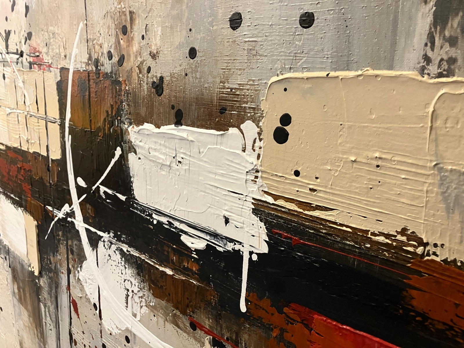 Schilderij abstract 100x150