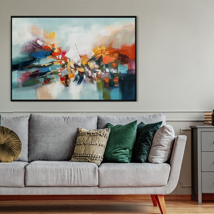 Schilderij abstract 100x150