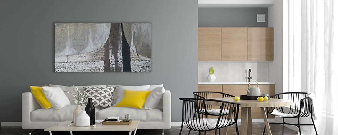 Groot schilderij in je interieur