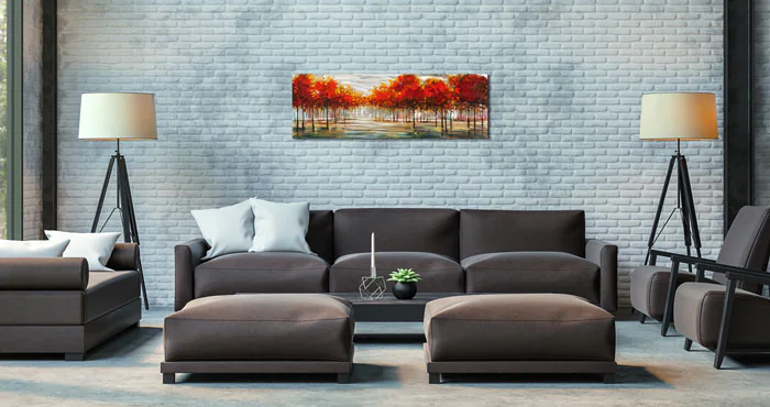 Landschap schilderij