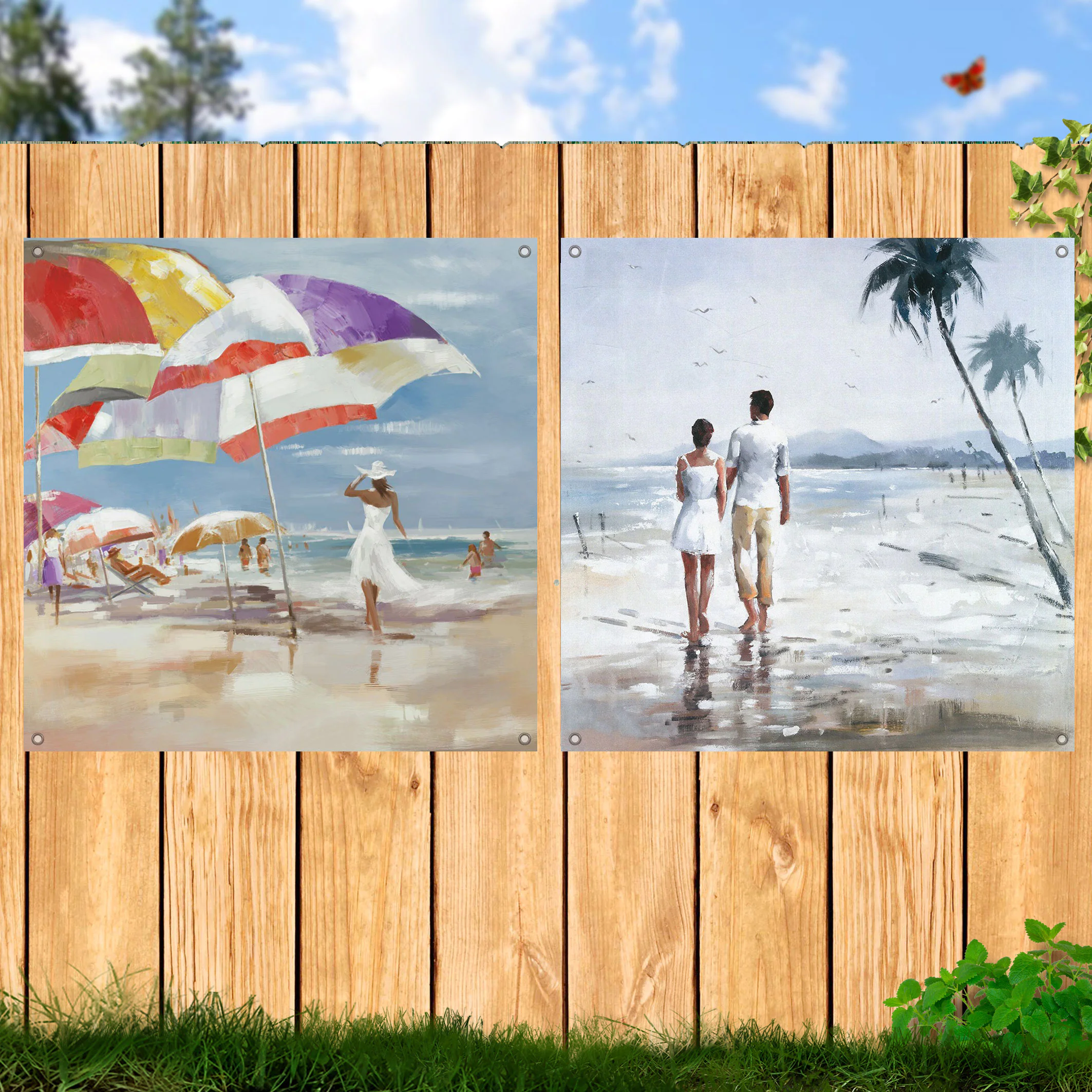 Tuinposters van fotokunst