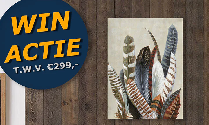 Winactie bohemian schilderij