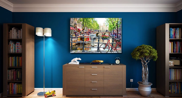 schilderij amsterdam