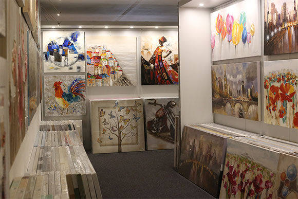 showroom Geldrop schilderijen
