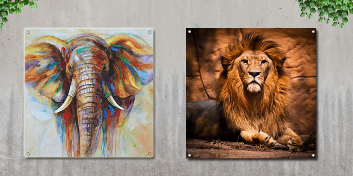 tuinposter met dieren